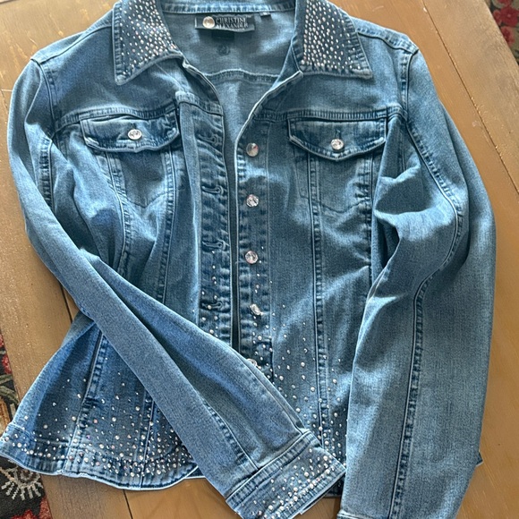 Jackets & Blazers - Studded Denim Jacket